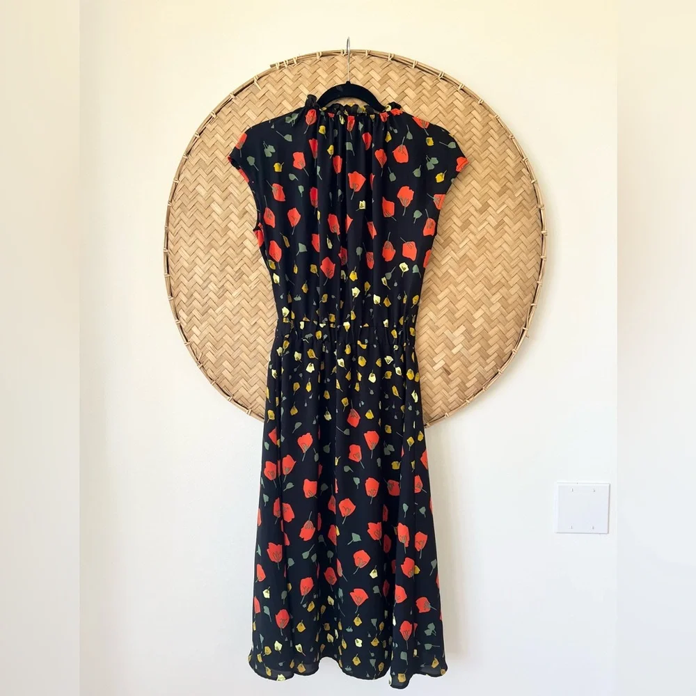 GORGEOUS WOMEN’S BANANA REPUBLIC CALIFORNIA POPPY GARDEN PARTY DRESS - Picture 10 of 13